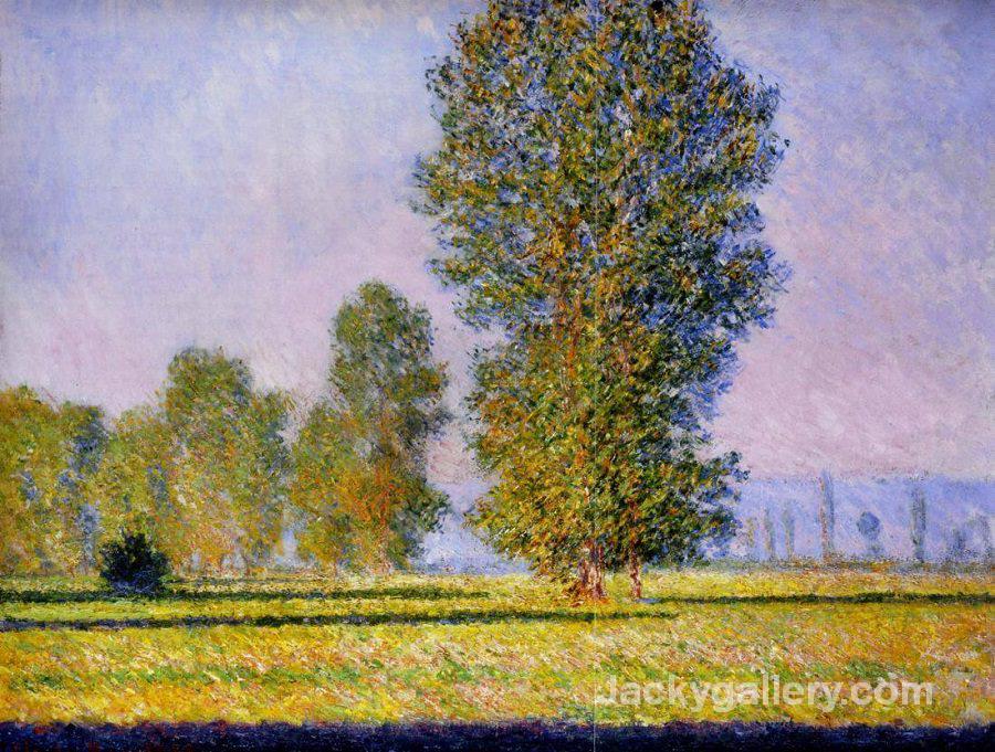 Landscape with figures giverny by Claude Monet paintings reproduction